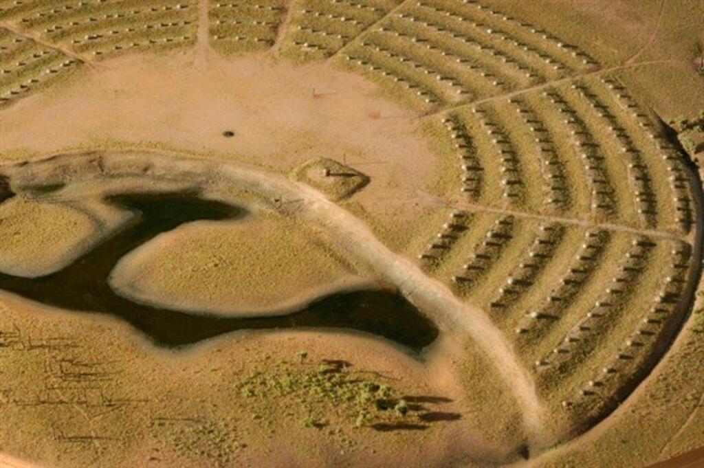 Prehistoric Native American Earthworks Museum Model