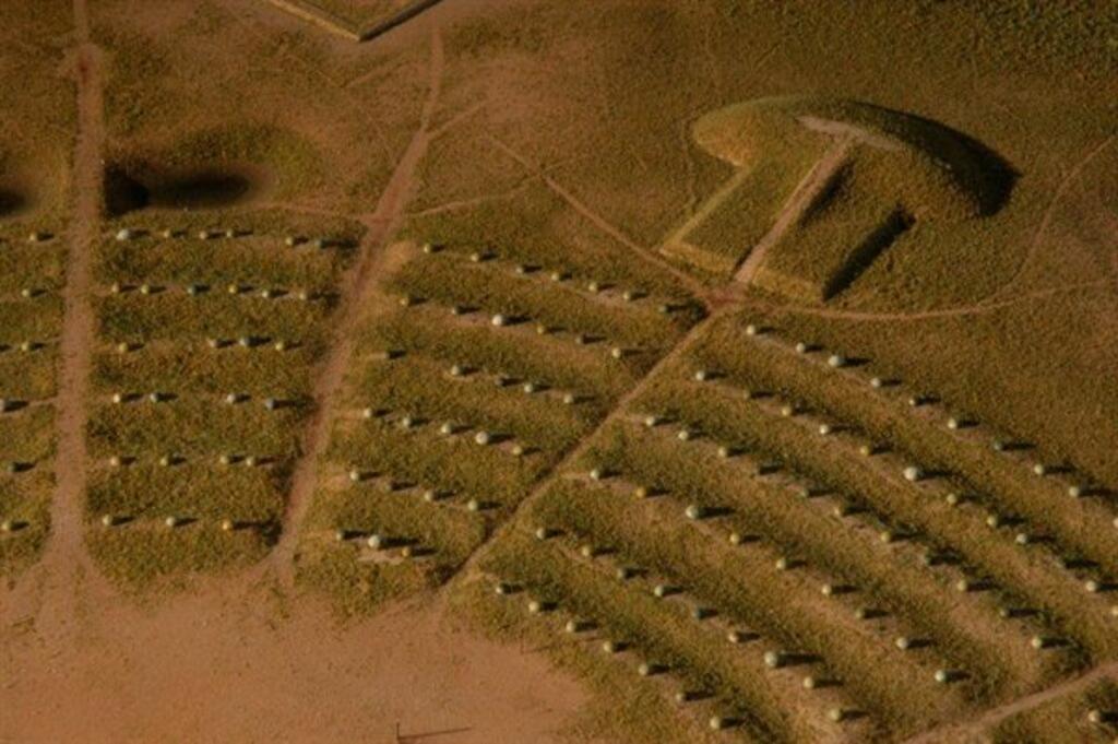 Prehistoric Native American Earthworks Museum Model