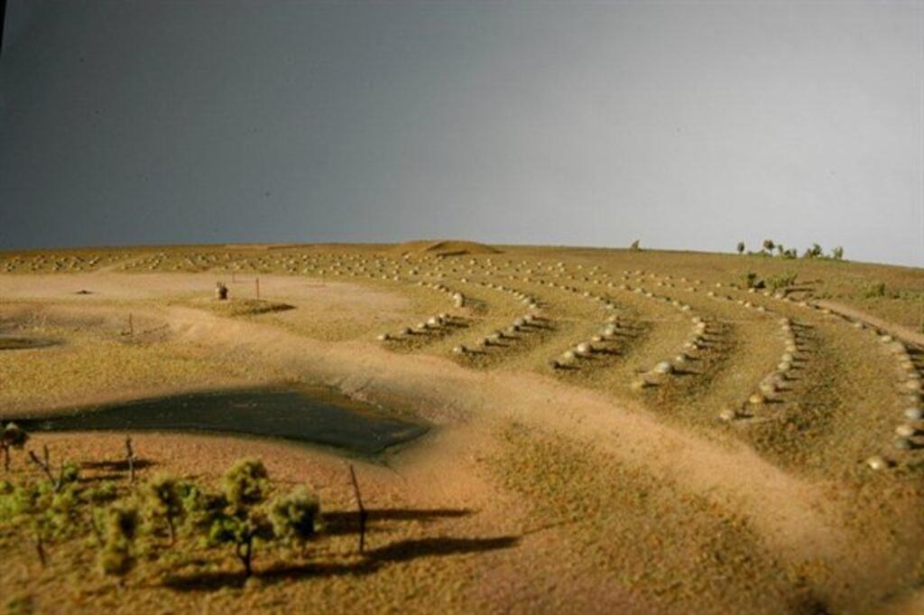 Prehistoric Native American Earthworks Museum Model