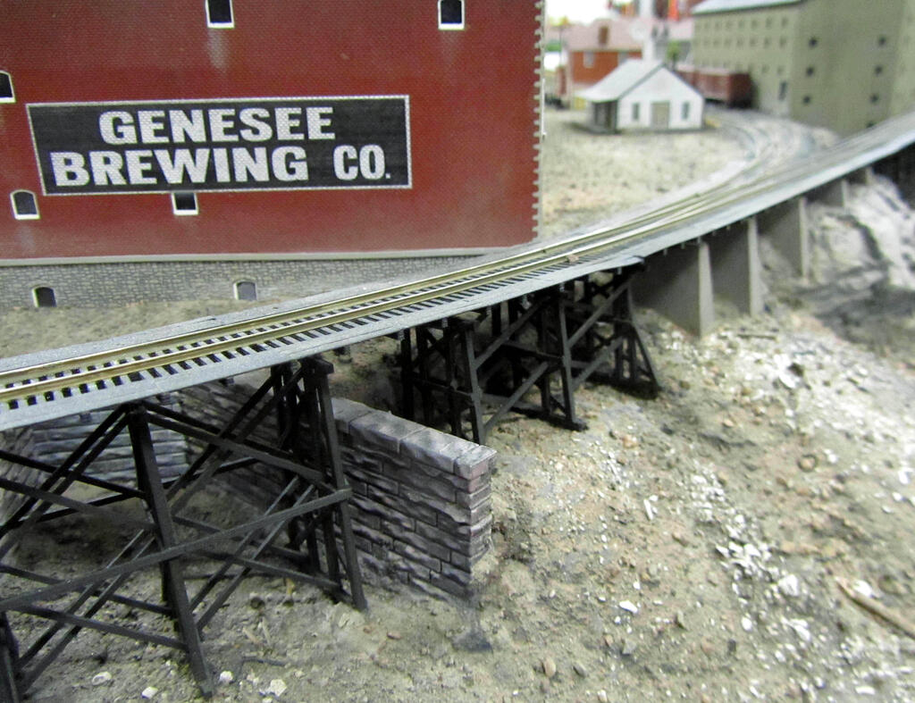 Historical Museum Diorama Of Genesee Brewery