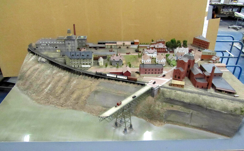 Historical Museum Diorama Of Genesee Brewery