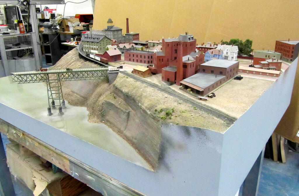 Historical Museum Diorama Of Genesee Brewery
