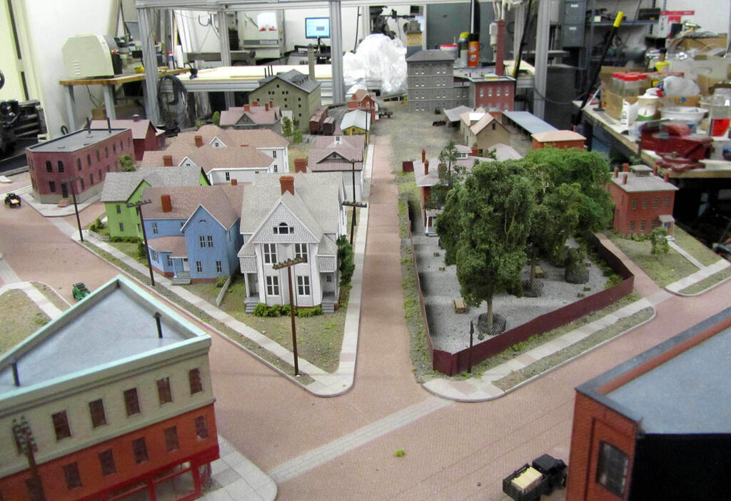 Historical Museum Diorama Of Genesee Brewery