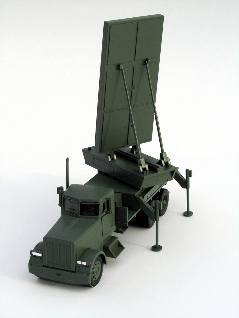 Military Truck Model with Radar
