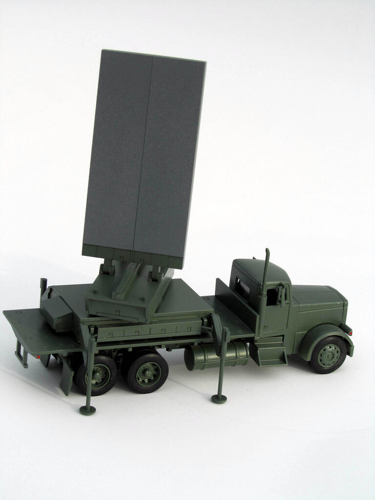 Military Truck Model with Radar