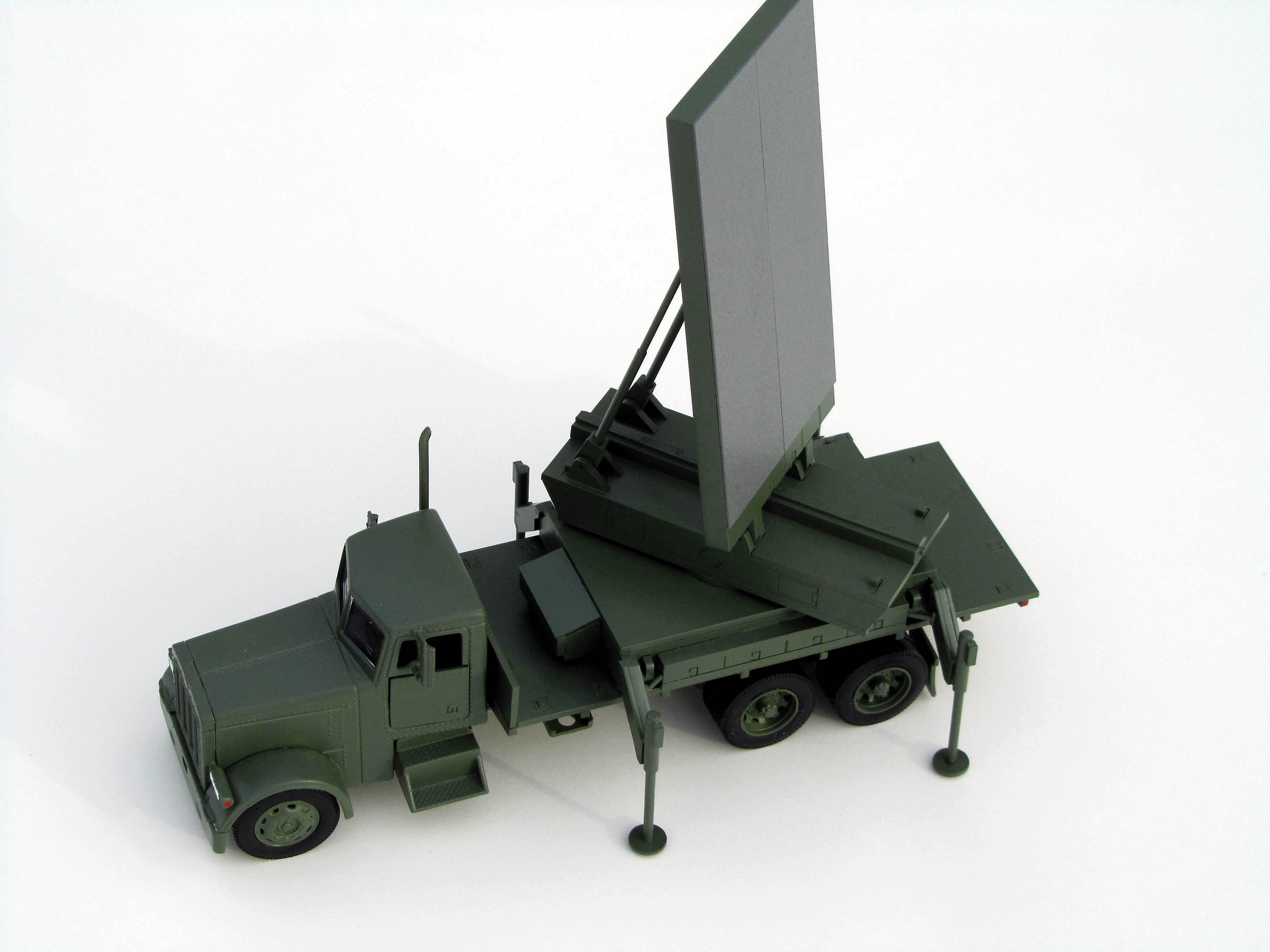 Military Truck Model with Radar