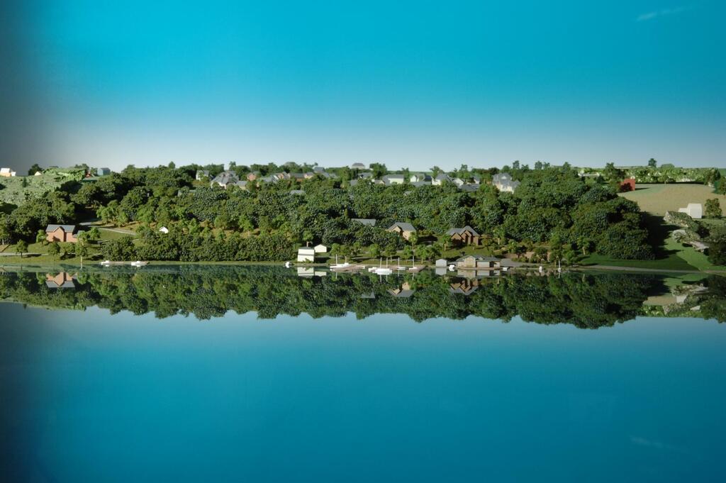 Architectural Site Model of Lakefront