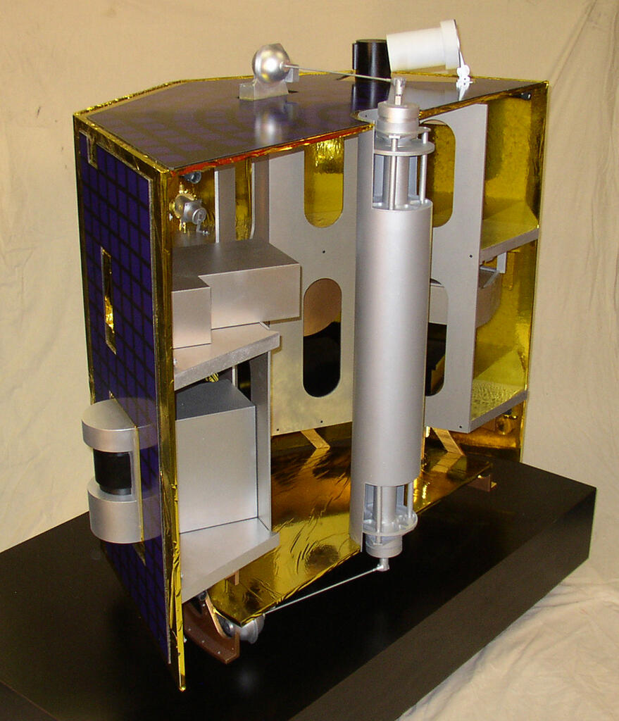 Mother & Daughter Satellite Model Cutaways