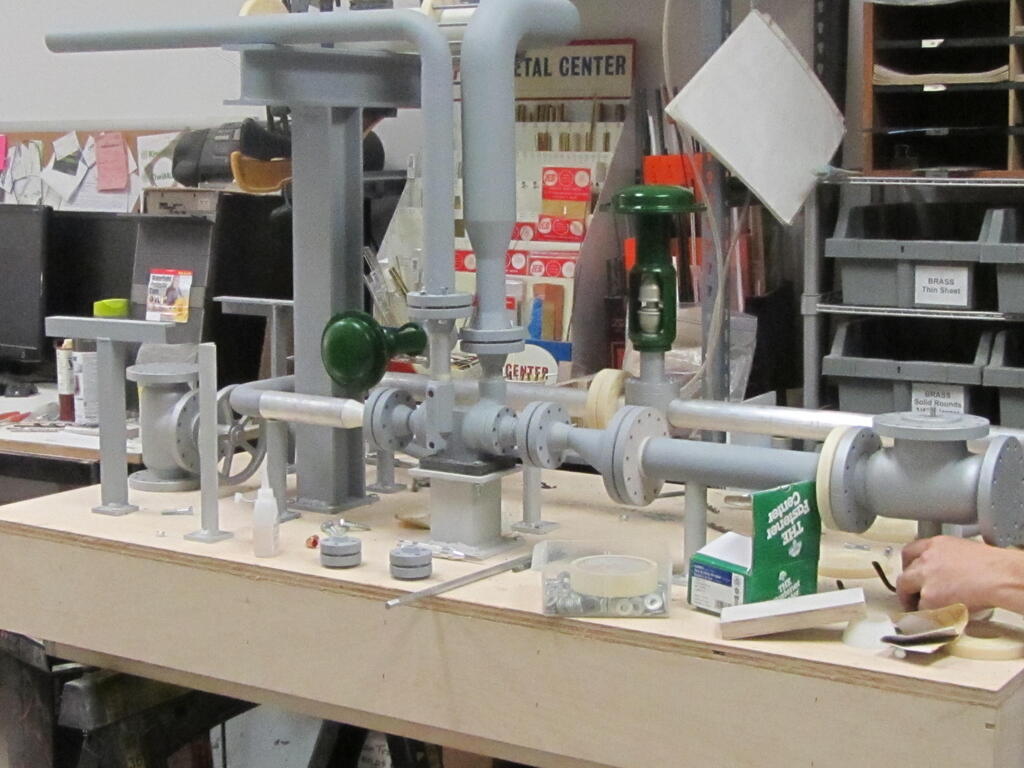 Skid Model Made With Variety of Parts