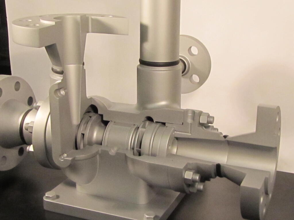 Cutaway Models of Industrial Skid