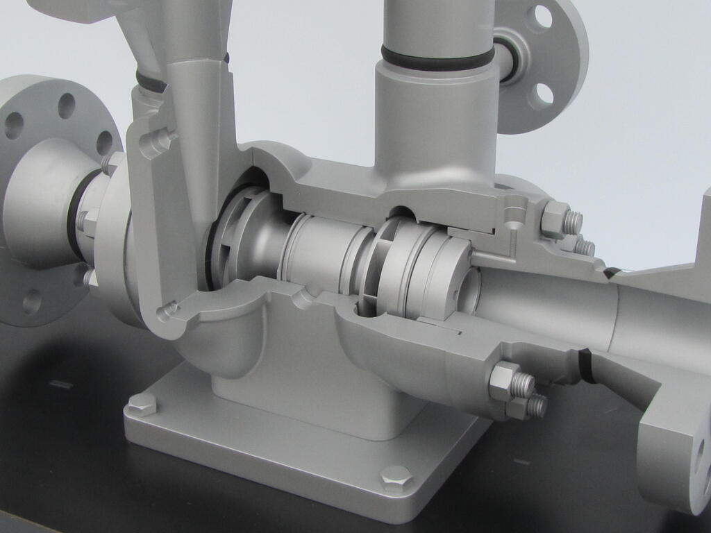 Cutaway Models of Industrial Skid