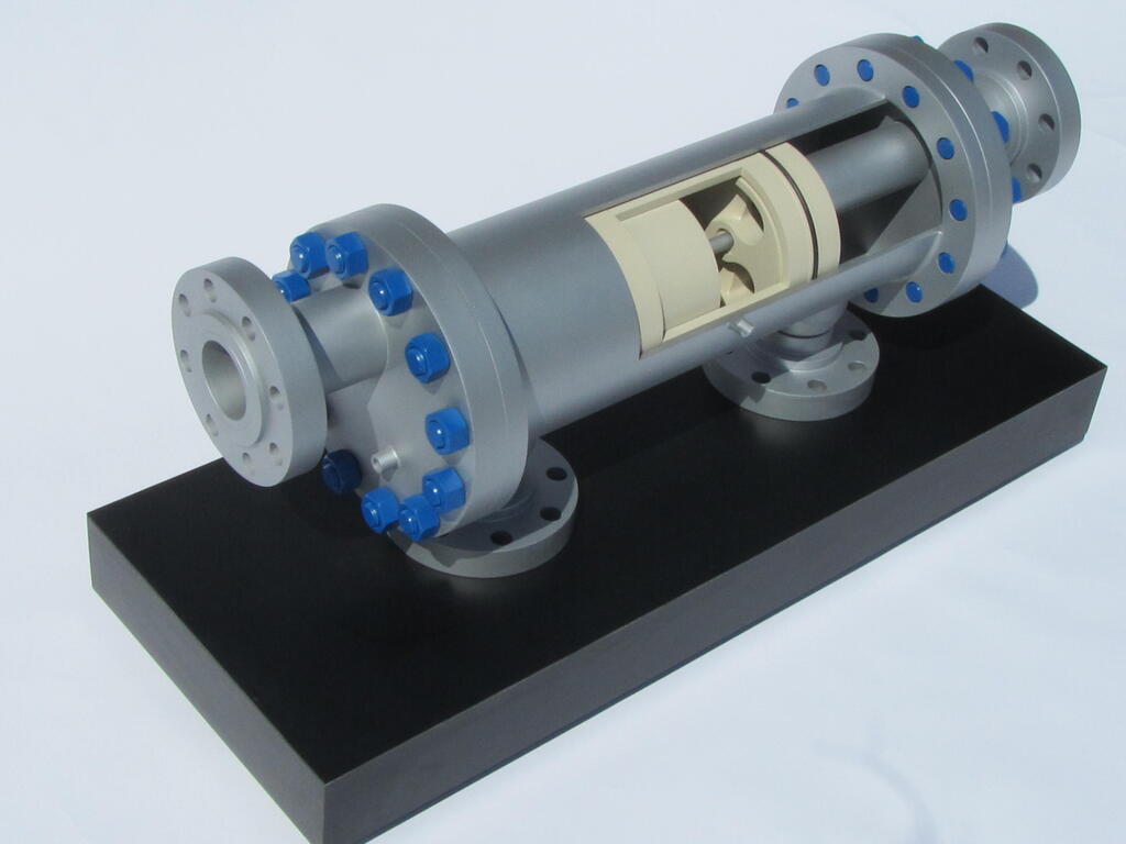 Cutaway Models of Industrial Skid