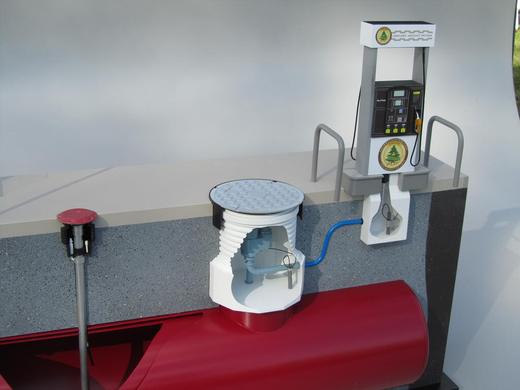 Underground Storage Tank Cutaway Model