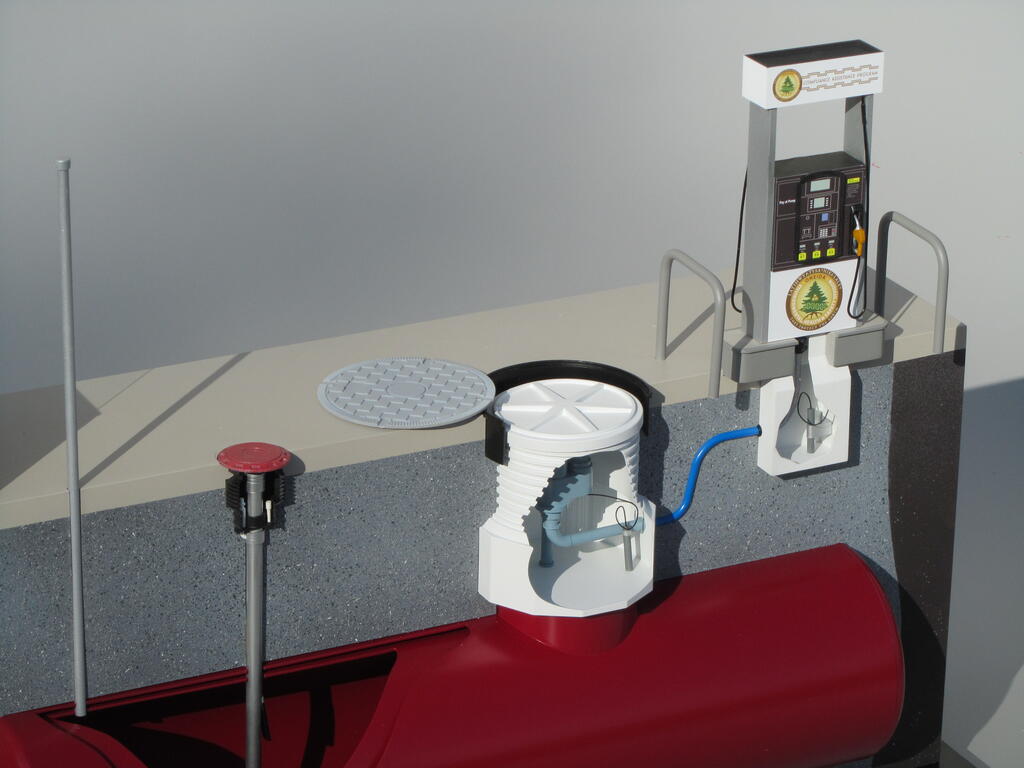 Underground Storage Tank Cutaway Model