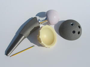 Hip Implant Model by KiwiMill