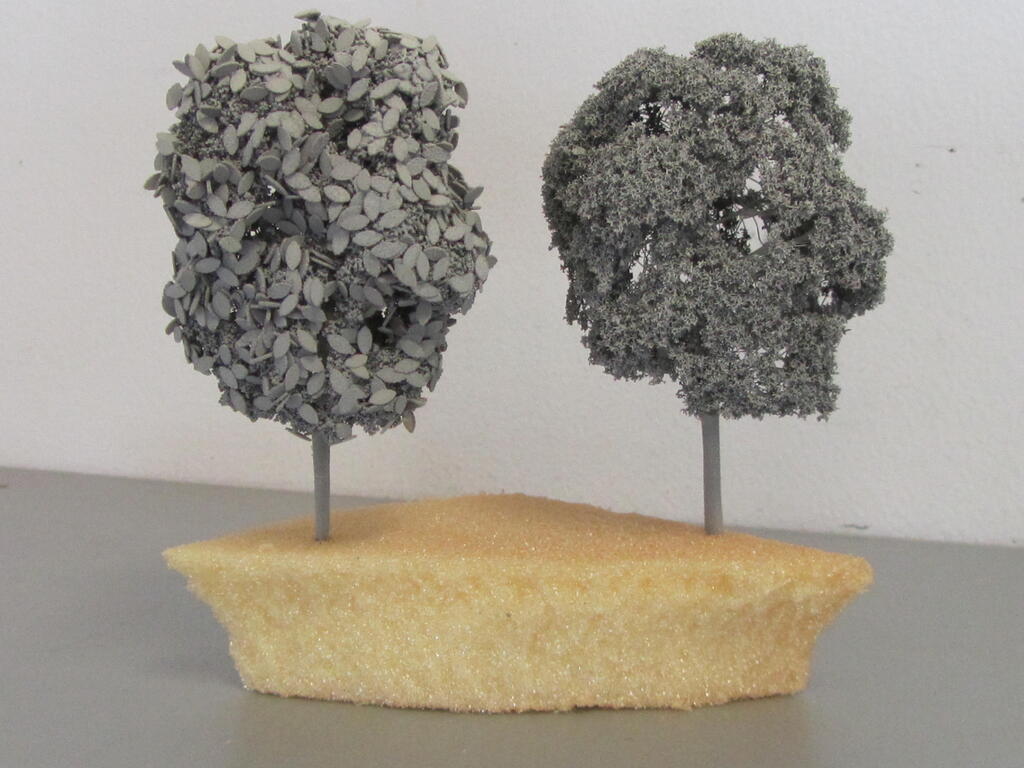 Architectural Prop Model with Brass Etched Details