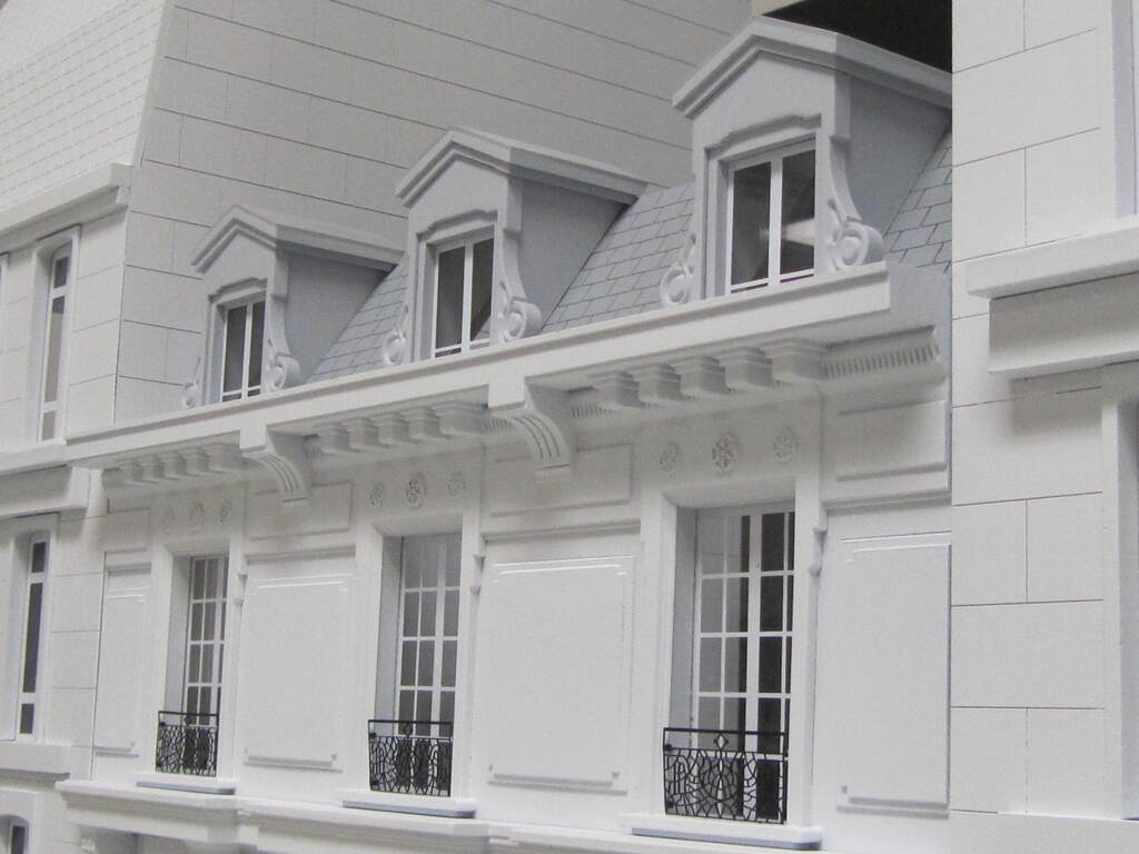 Brass Etched Architectural Prop Model 3