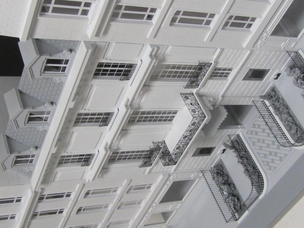 Brass Etched Architectural Prop Model