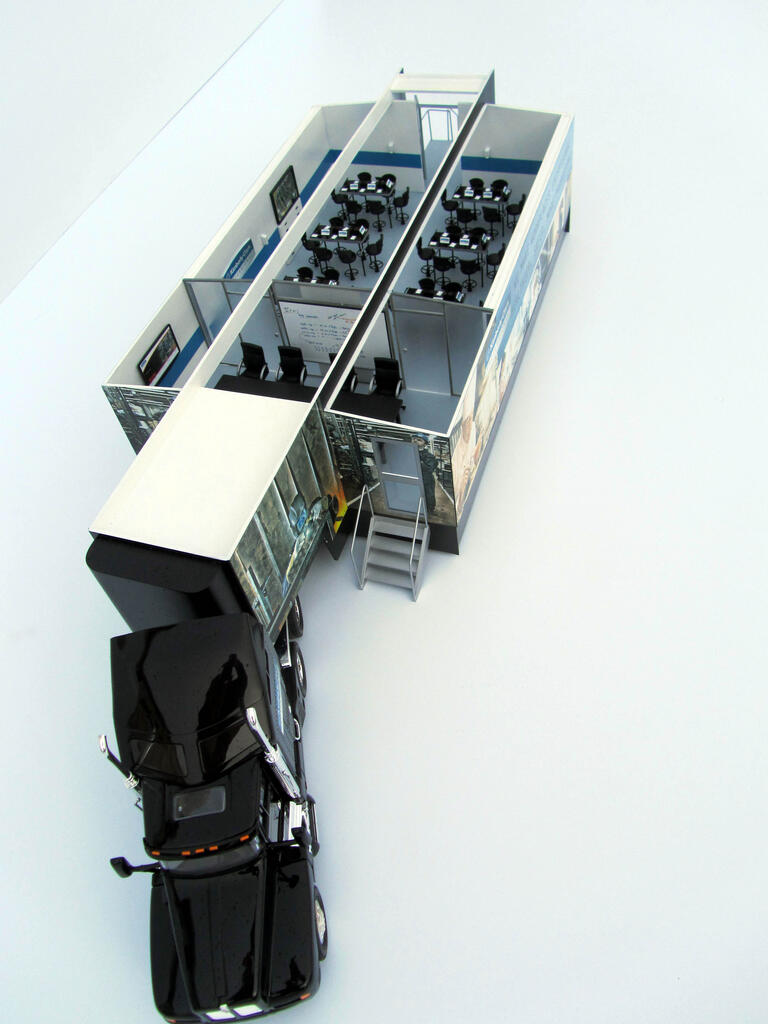 Exhibit Trailer Model