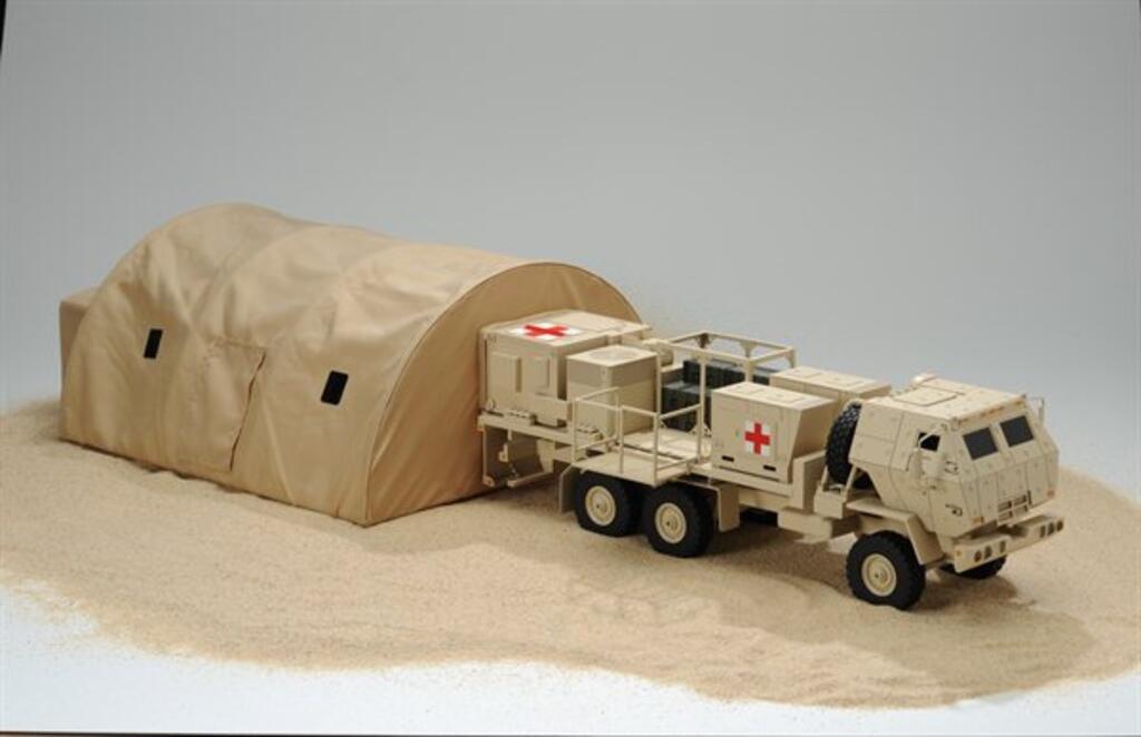 Mobile Army Surgical Hospital FMTV Truck Model
