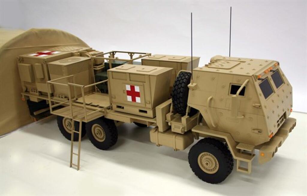 Mobile Army Surgical Hospital FMTV Truck Model