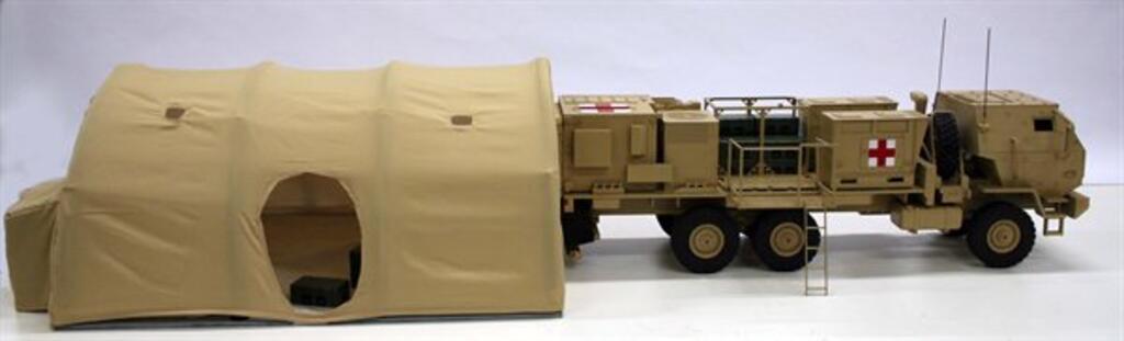 Mobile Army Surgical Hospital FMTV Truck Model