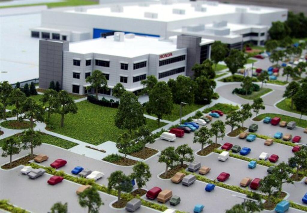 Architectural Model of Honda Aircraft Headquarters