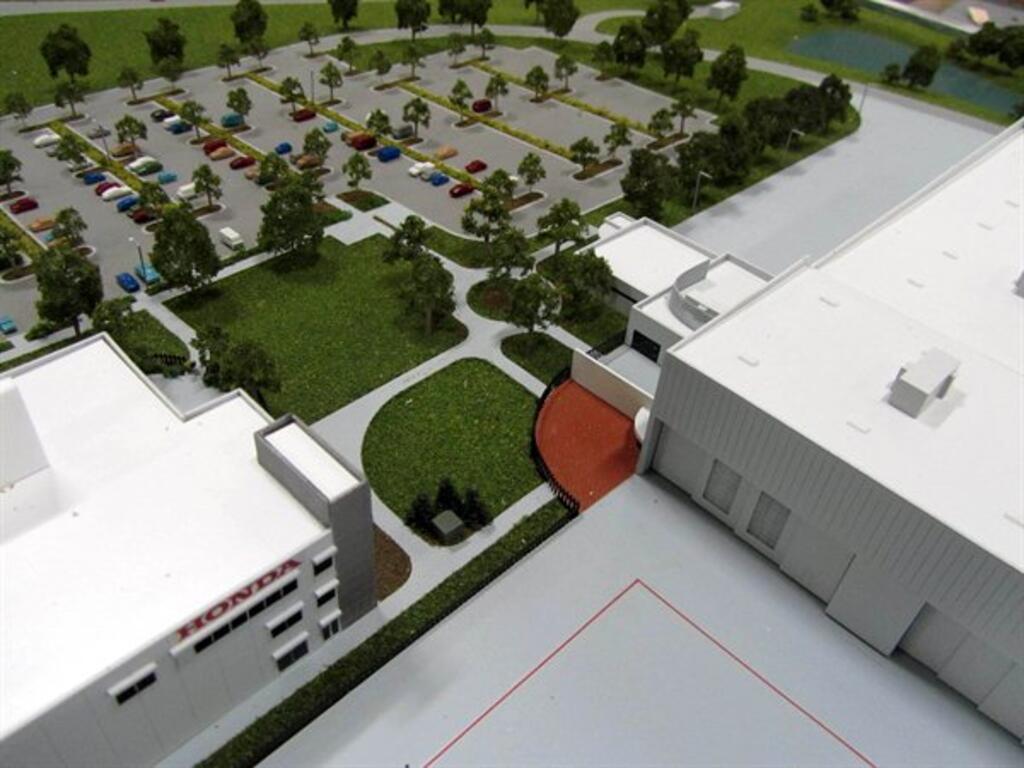 Architectural Model of Honda Aircraft Headquarters