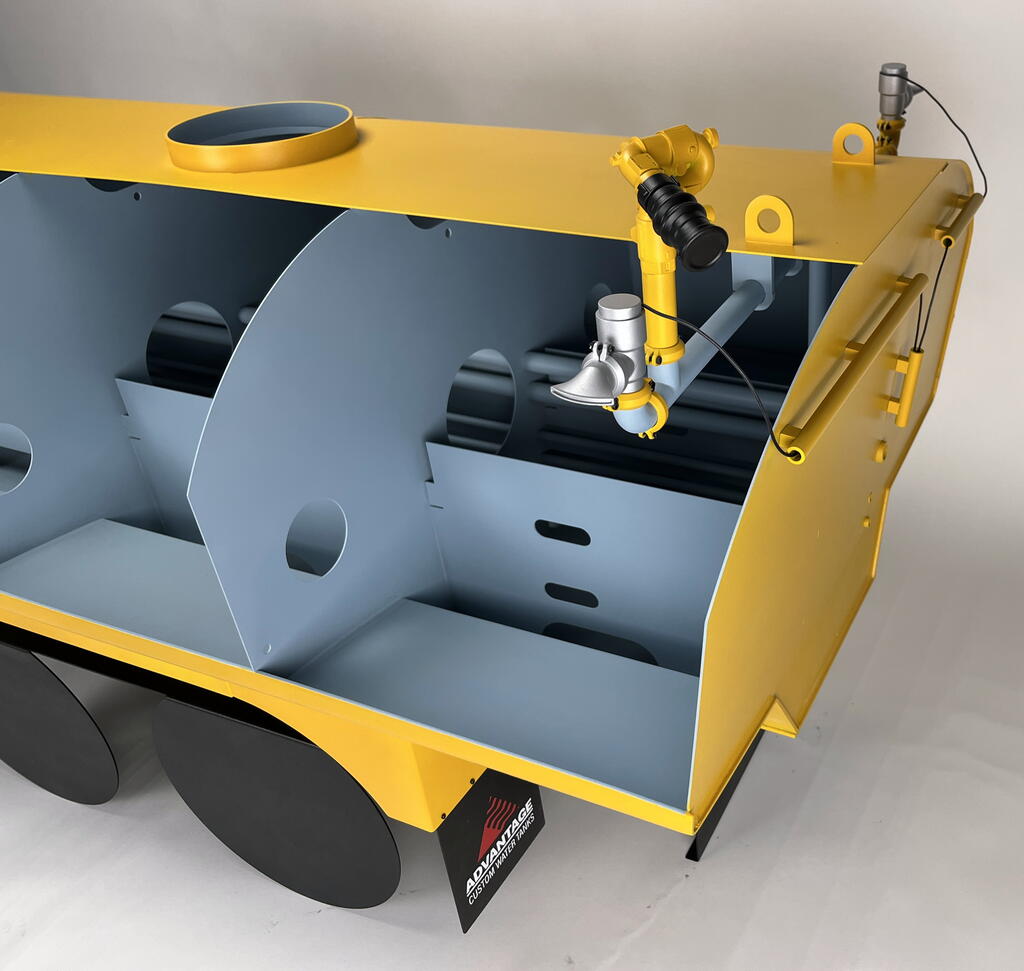 Water Tanker Cutaway Model