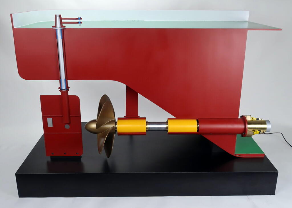 Custom Propeller & Rudder Bearing Model