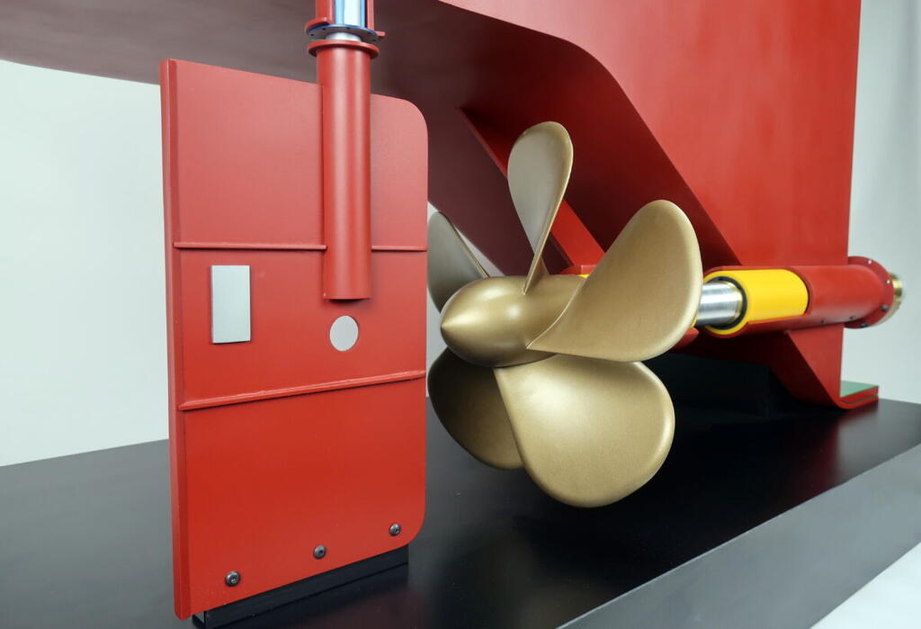 Custom Propeller & Rudder Bearing Model