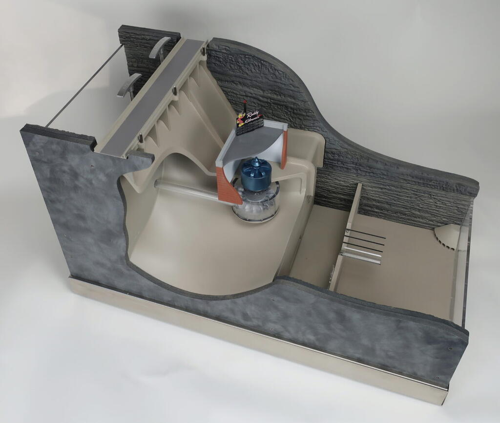 Hydroelectric Working Dam Model