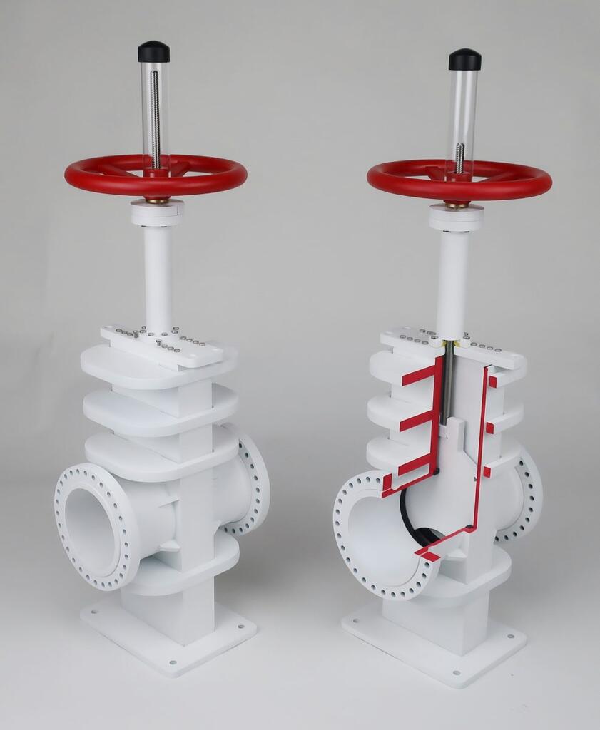 Working Gate Valve Model