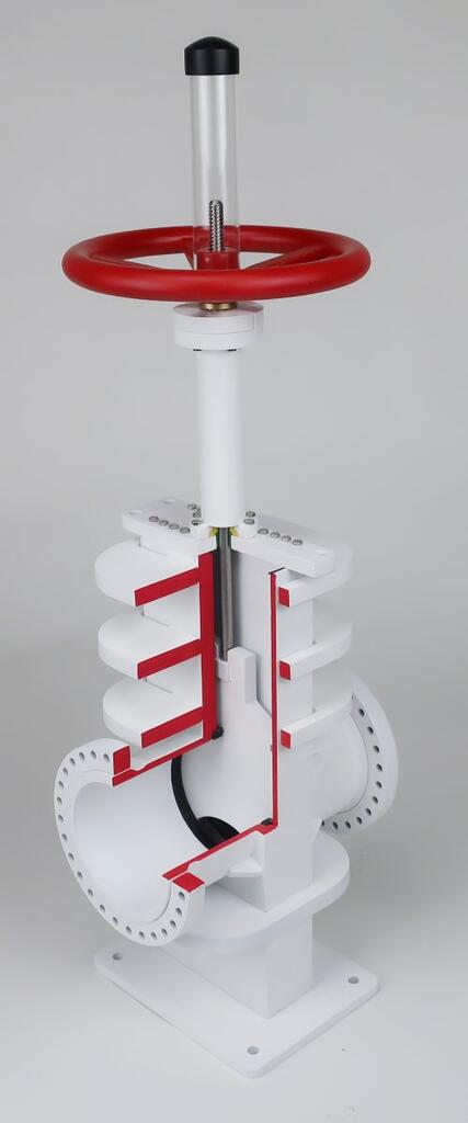 Working Gate Valve Model