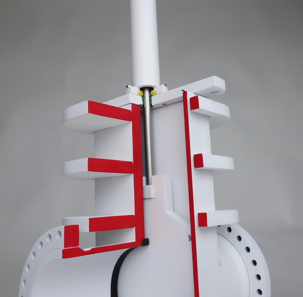 Working Gate Valve Model