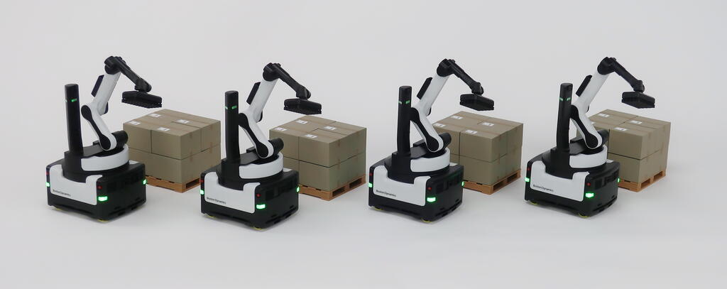 Desktop Robot Model with Lights