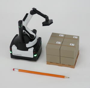 Desktop Robot Model with Lights