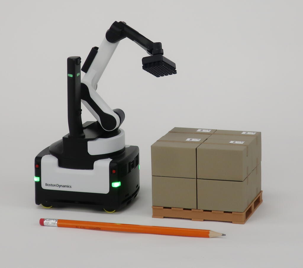 Desktop Robot Model with Lights