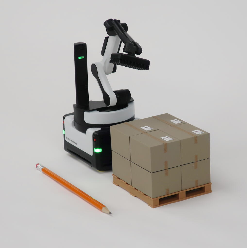 Desktop Robot Model with Lights