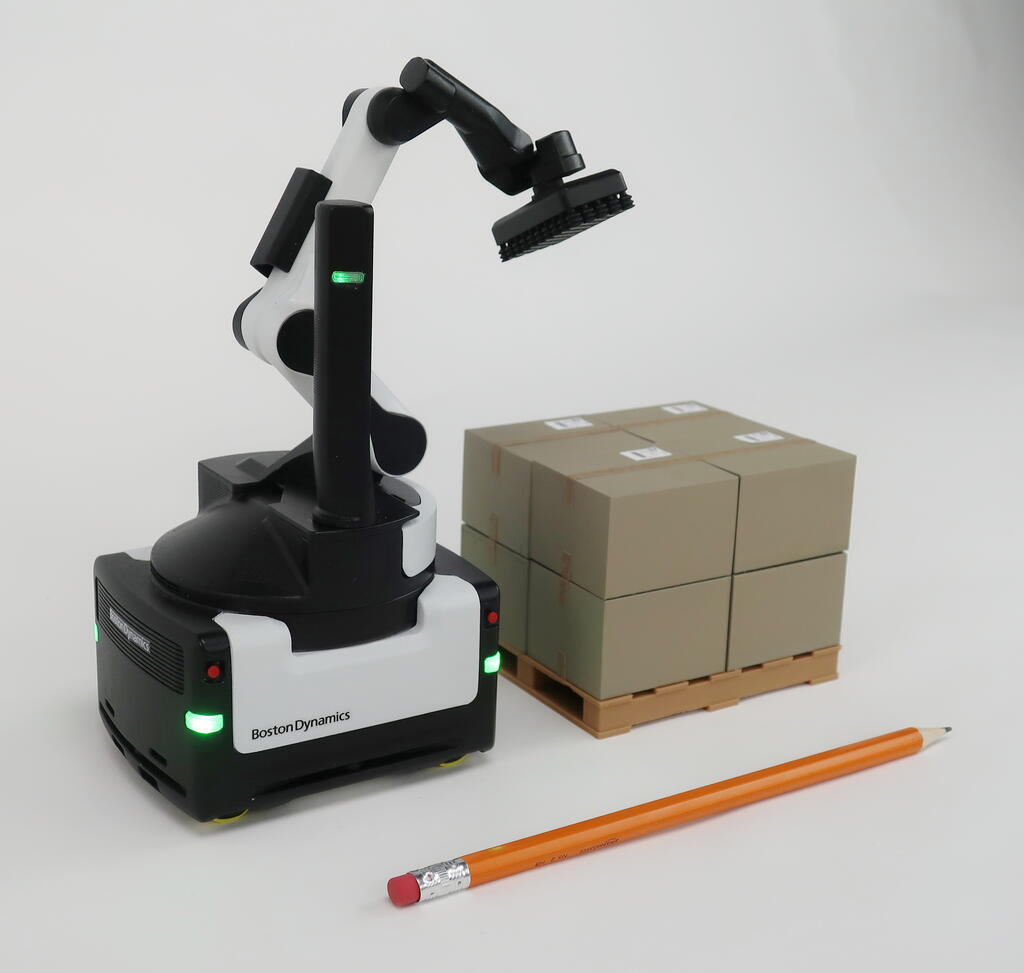 Desktop Robot Model with Lights