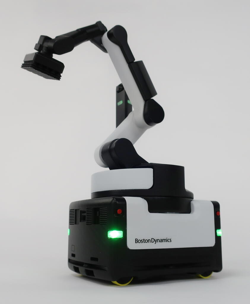 Desktop Robot Model with Lights