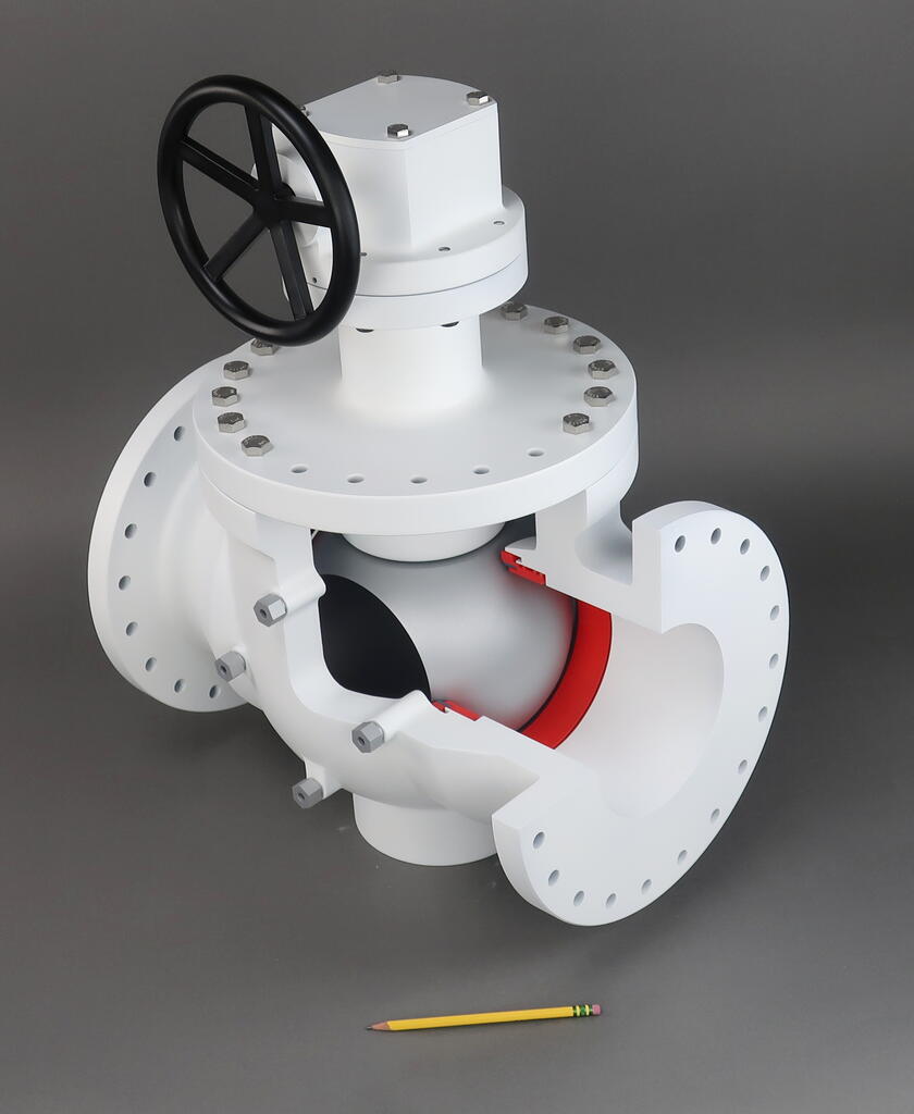 Top Entry Ball Valve Training Model