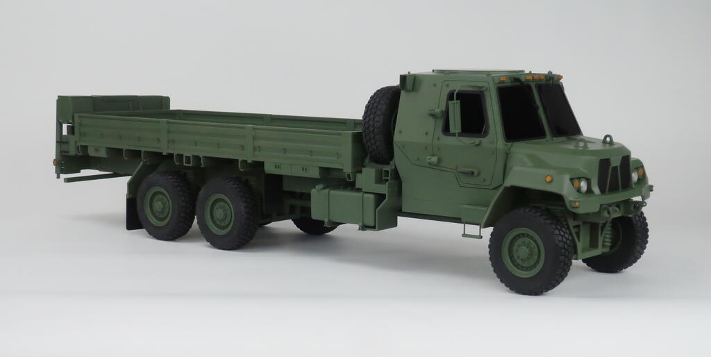 FMTV A2 Model with 20ft Bed and a Crane