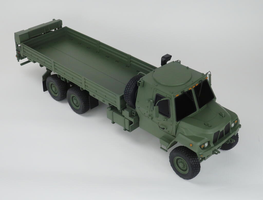 FMTV A2 Model with 20ft Bed and a Crane