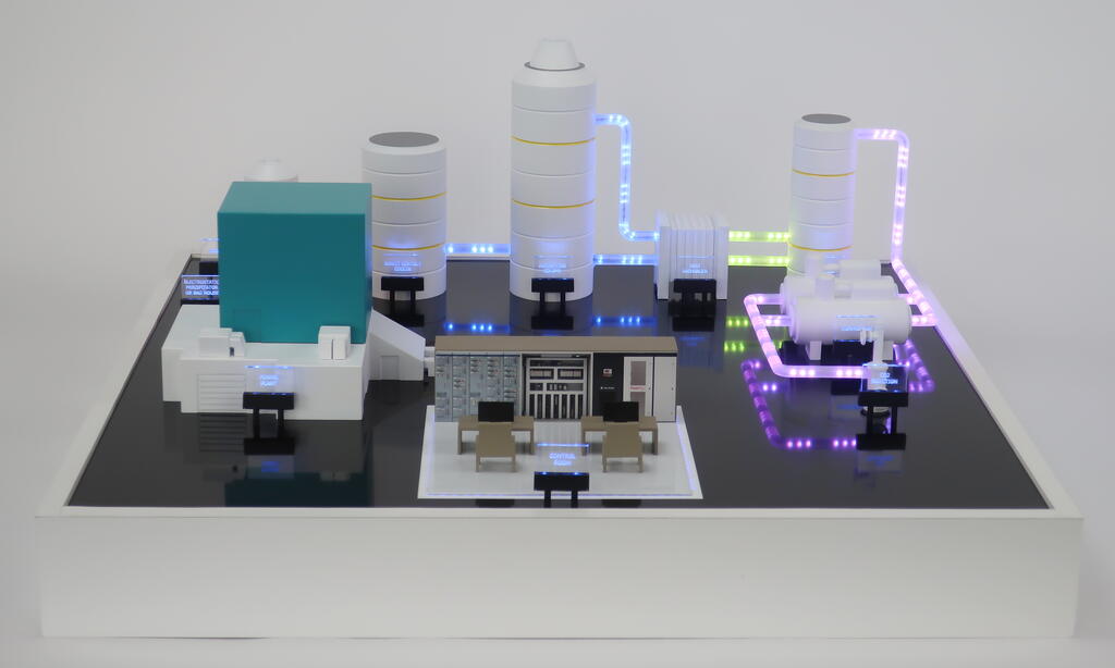 Animated Carbon Capture Facility Model