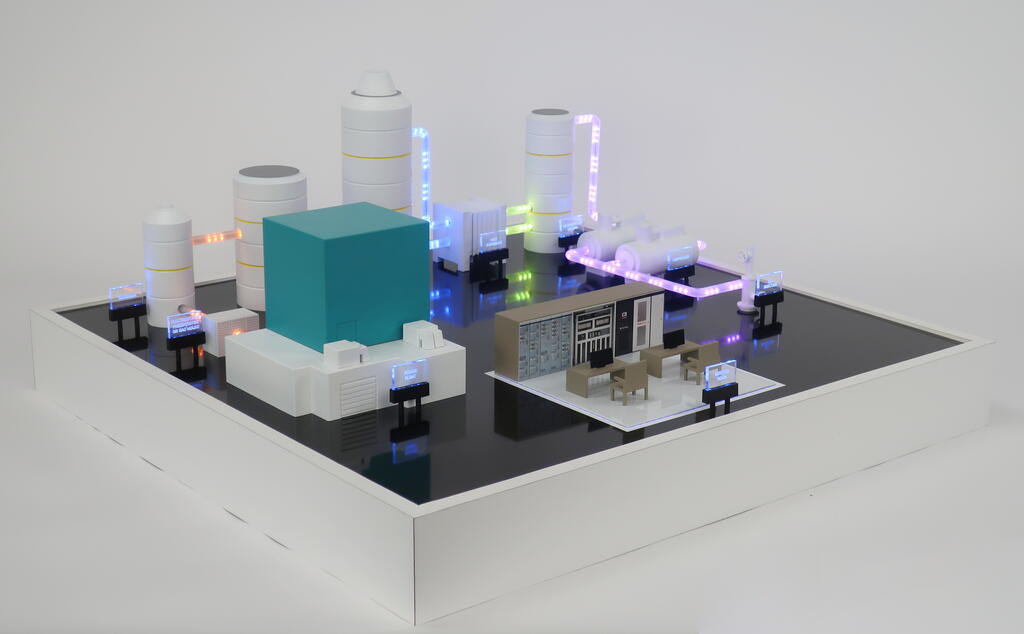 Animated Carbon Capture Facility Model