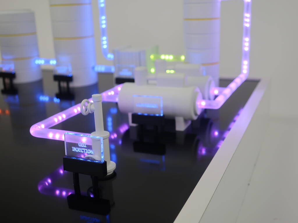 Animated Carbon Capture Facility Model