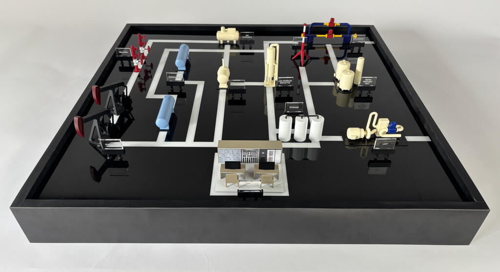Animated Oil and Gas Field Model