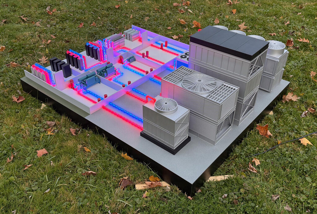 Animated Data Center Model by KiwiMill