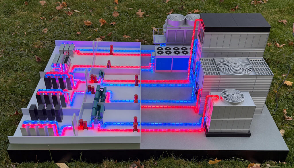 Animated Data Center Model